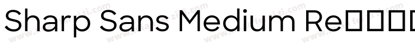 Sharp Sans Medium Re字体转换
